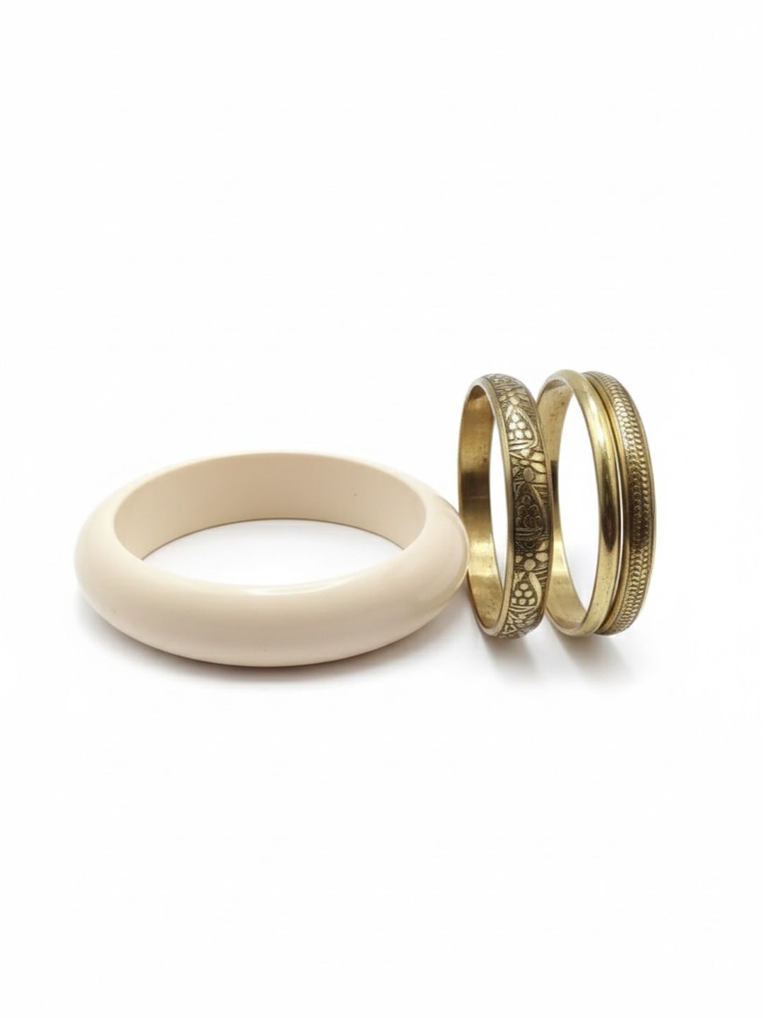 PANASH Set of 3 Gold Plated Bangles