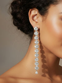 PANASH Circular Drop Earrings