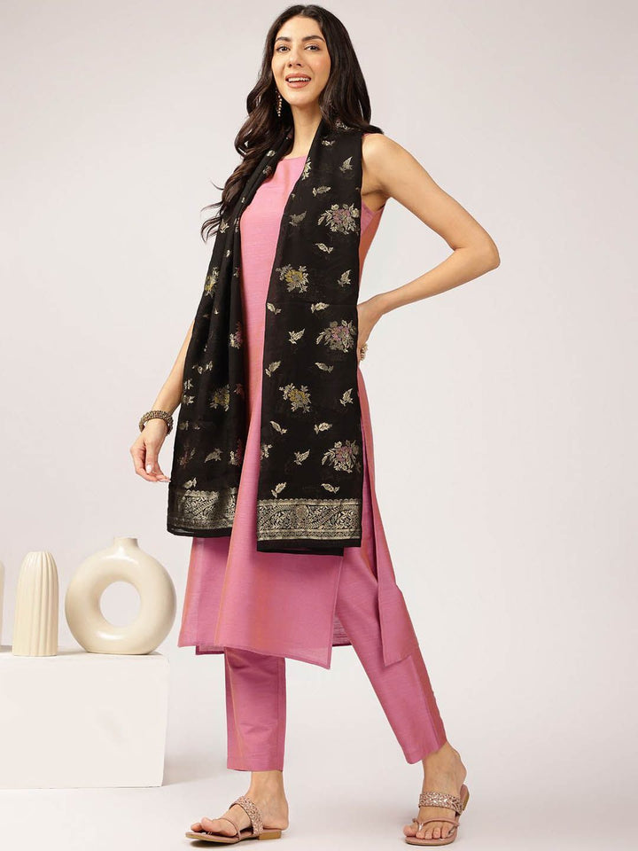 Anouk Women Regular Kurta with Trousers & With Dupatta
