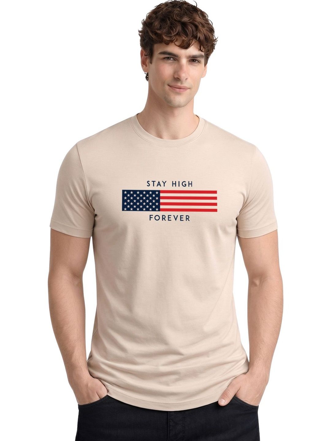 ADRO Men Printed T-shirt