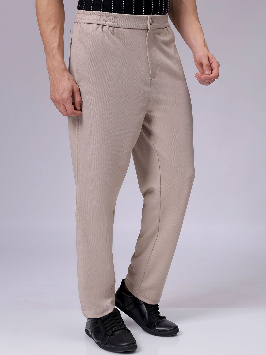 The Indian Garage Co Men Regular Fit Chinos Trousers
