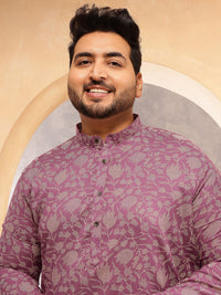 SOJANYA PLUS Men Floral Printed Floral Kurta