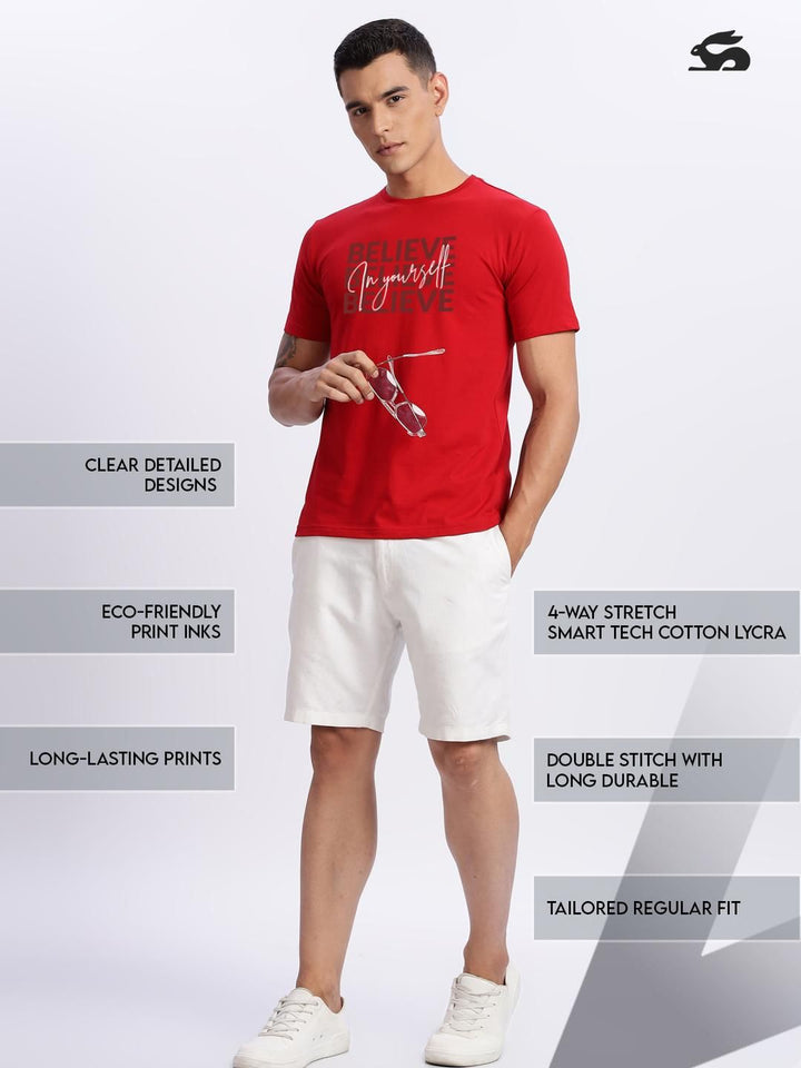 Tshirts Merah Lelaki ADRO