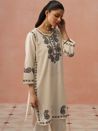 House of Chikankari Women Paisley Printed Kurta