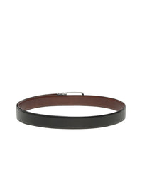 Teakwood Leathers Men Textured Leather Reversible Formal Belt