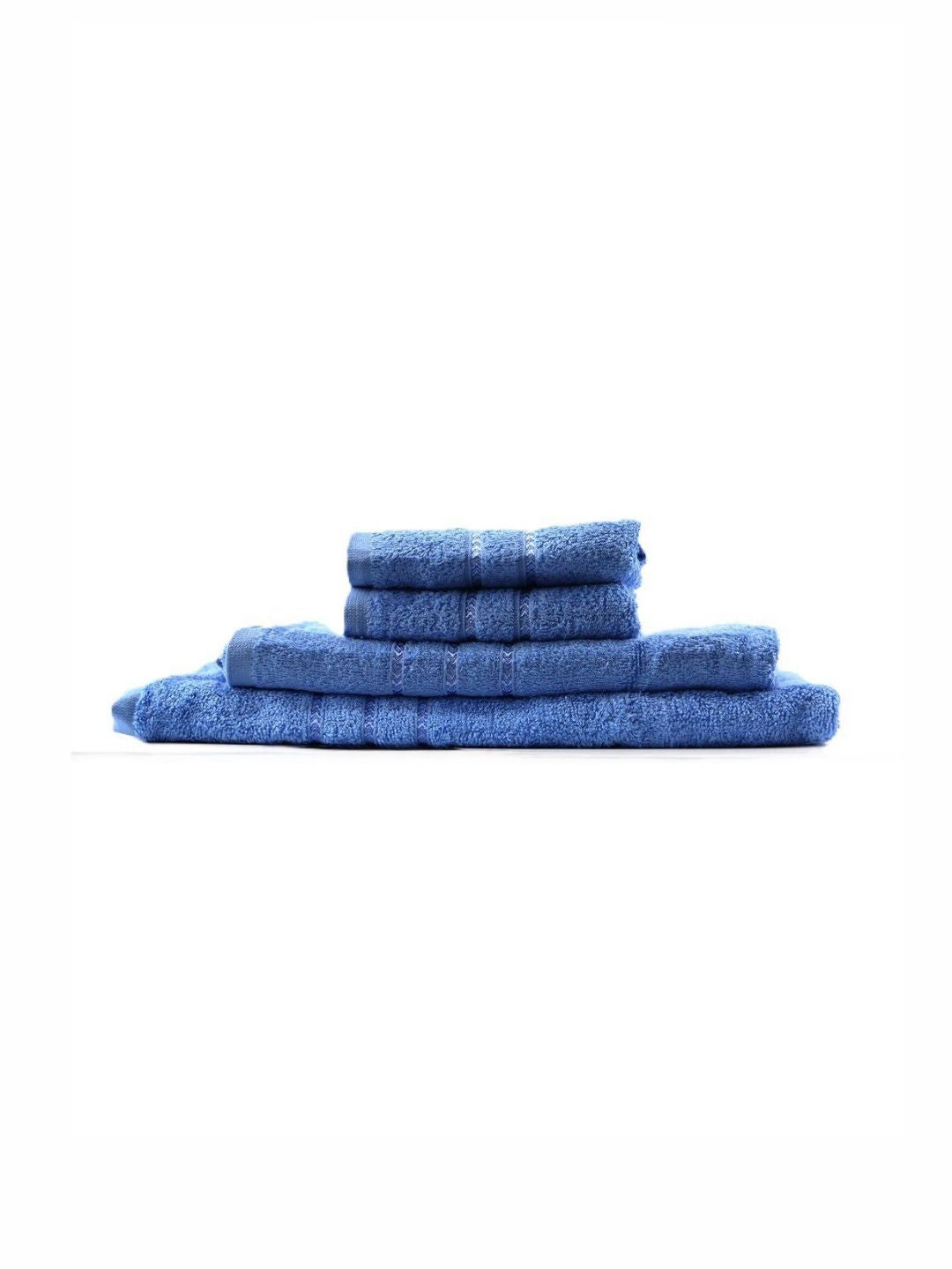 BOMBAY DYEING Turquoise Blue 4 Piece Cotton 400 GSM Towel Set