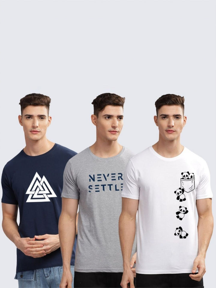 ADRO Men Printed T-shirt