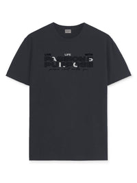ADRO Typography Printed Round Neck Cotton T-shirt