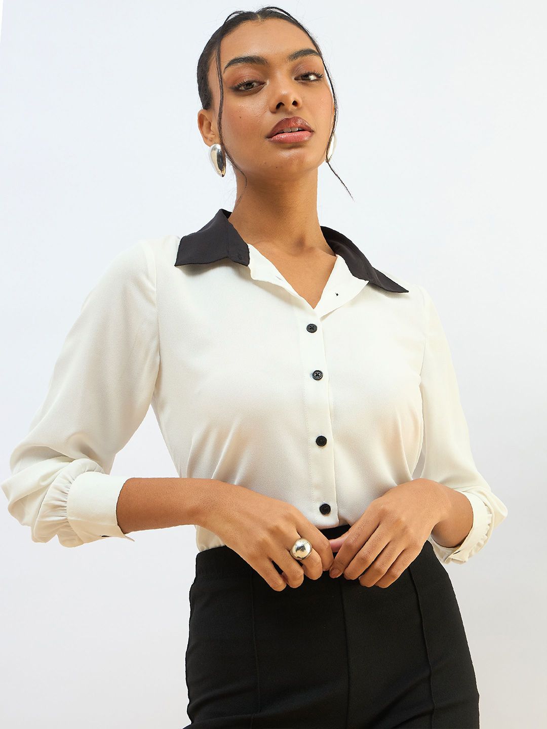 SASSAFRAS BASICS Women Opaque Casual Shirt