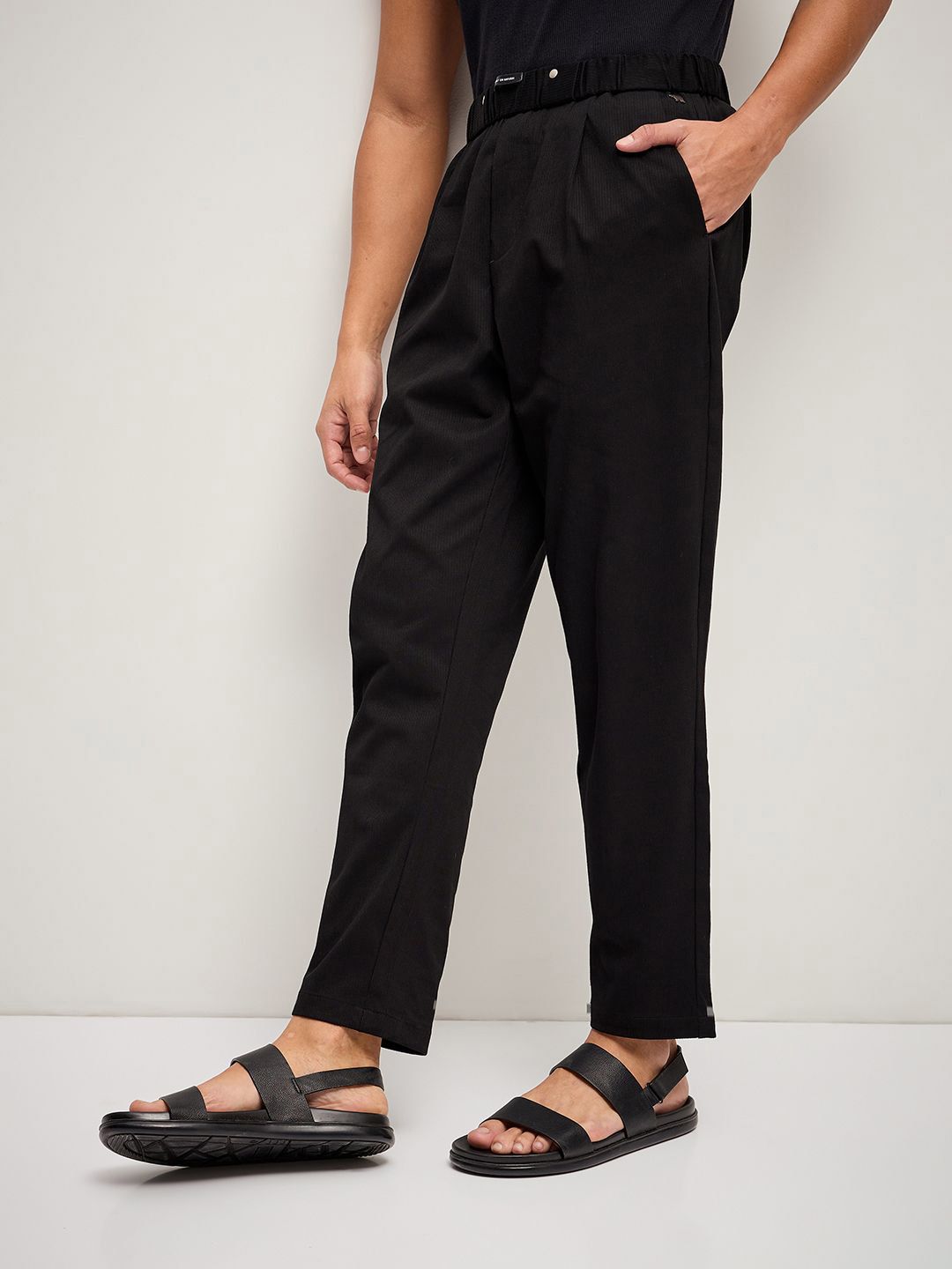 THE BEAR HOUSE Men Solid Regular Fit Trouser