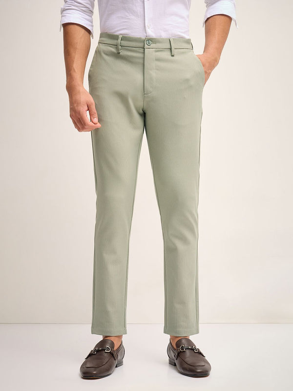 THE BEAR HOUSE Men Slim Fit Trousers