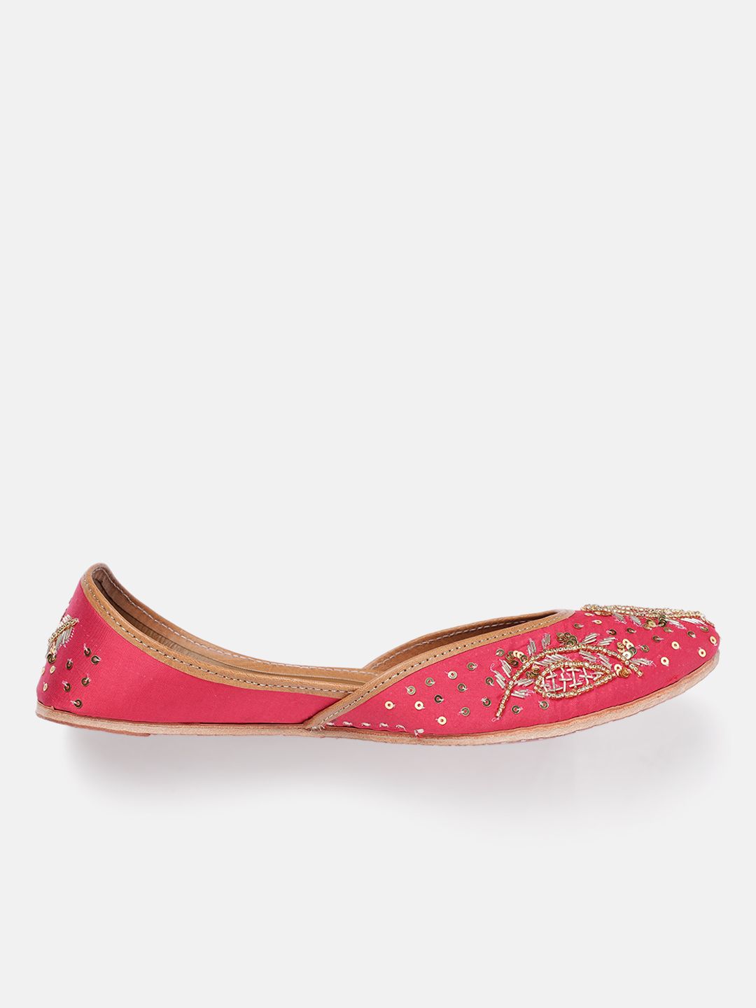 House of Pataudi Sequin Embellished Mojaris