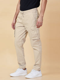 Being Human Men Slim Fit Cargos Trousers