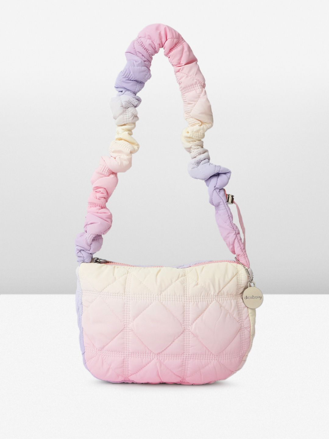 DressBerry Quilted Detail Structured Shoulder Bag