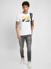SPYKAR Men Typography Printed Slim Fit T-shirt