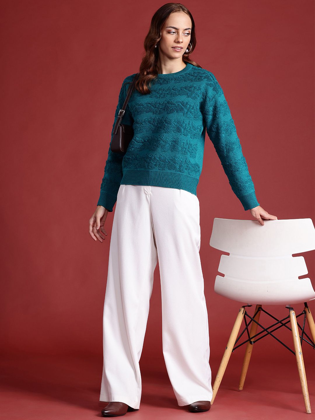 all about you Boucle Pullover