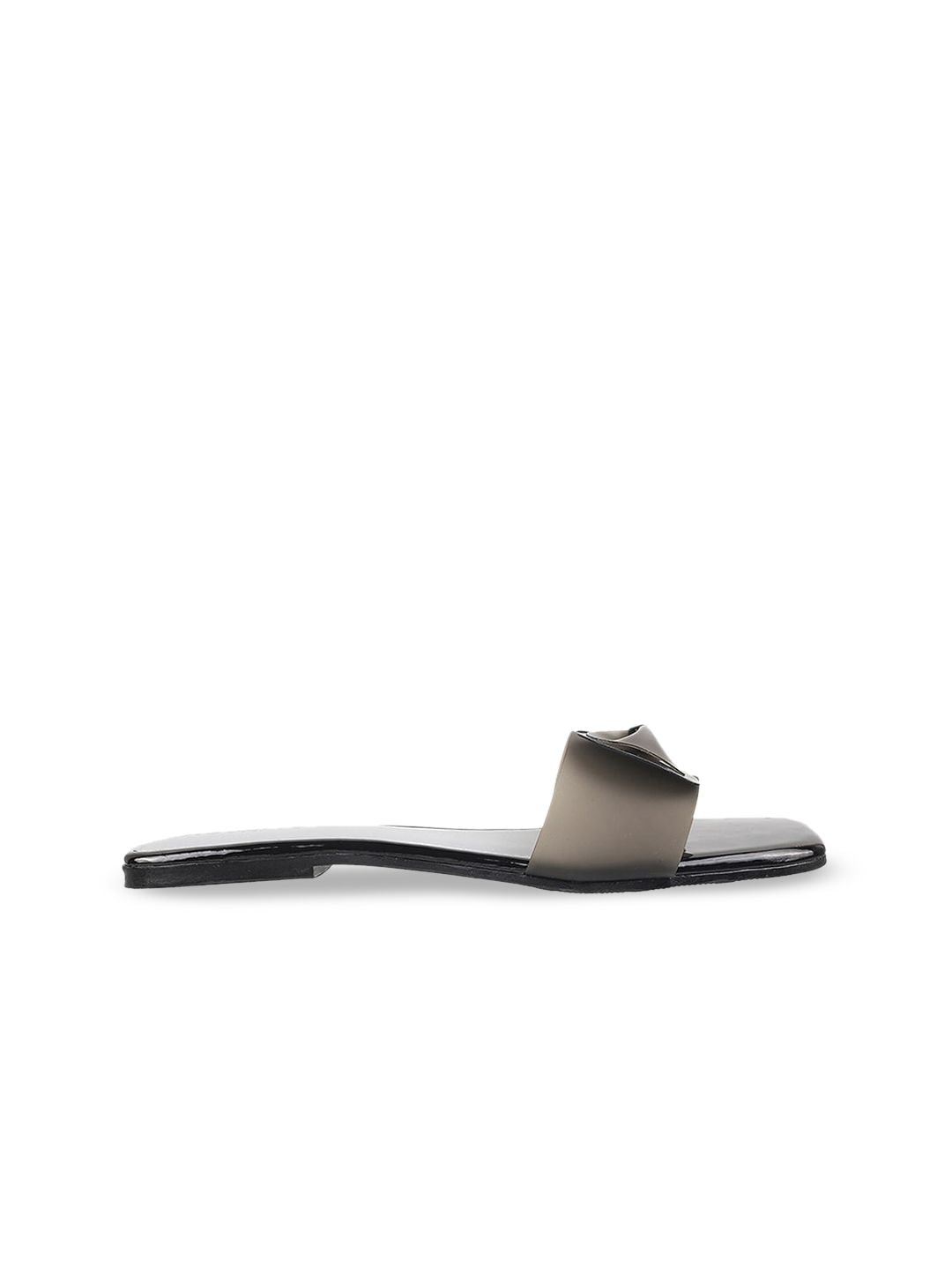 Mochi Women Synthetic Open Toe Flats with Bows