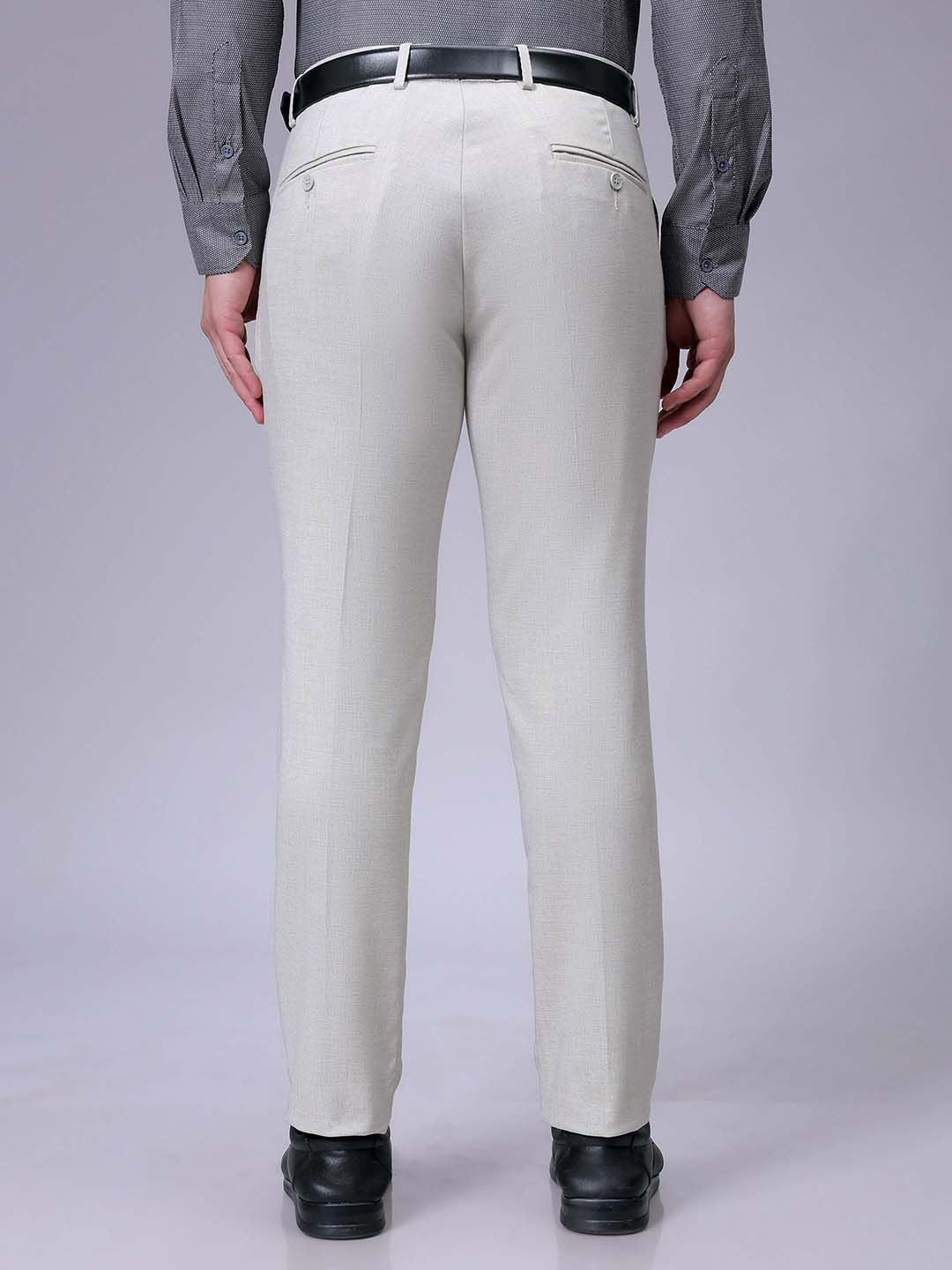 The Indian Garage Co. X Luxe Men Slim Fit Formal Trousers