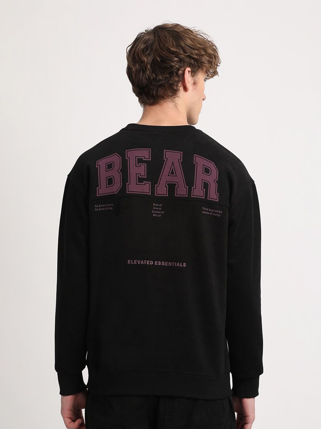 THE BEAR HOUSE Typography Printed Sweatshirt