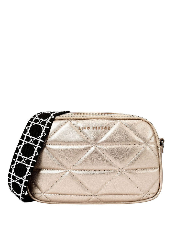 Lino Perros Quilted Structured Sling Bag