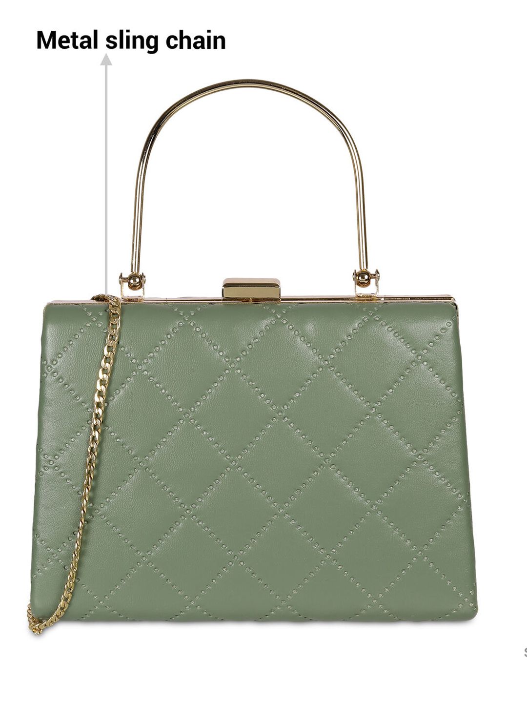 Metro Textured Box Clutch