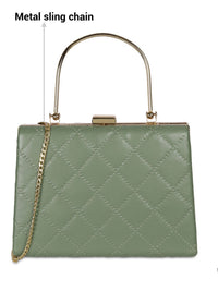 Metro Textured Box Clutch