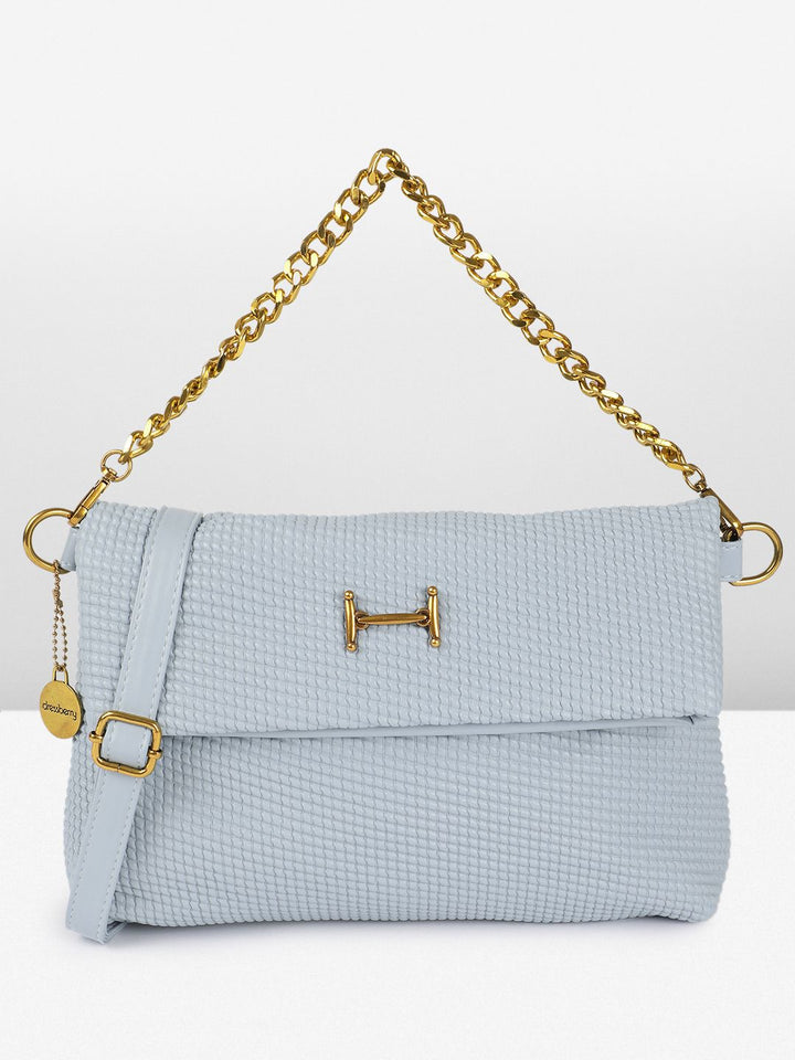 DressBerry Textured Structured Handheld Bag