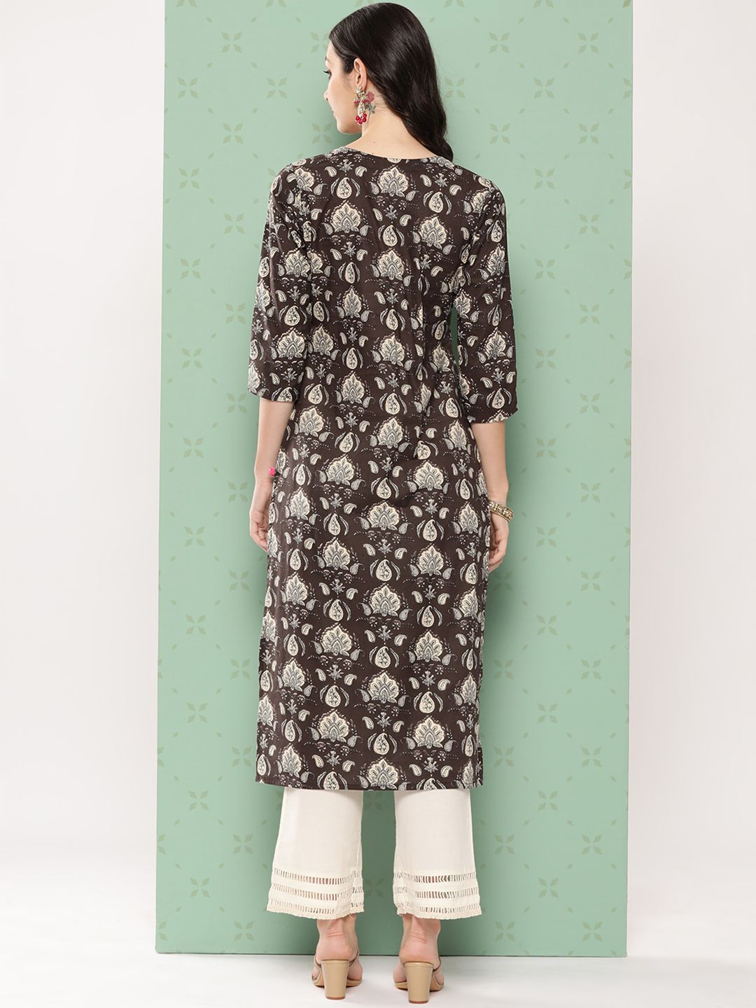 Varanga Women Ethnic Motifs Printed Cotton Kurta
