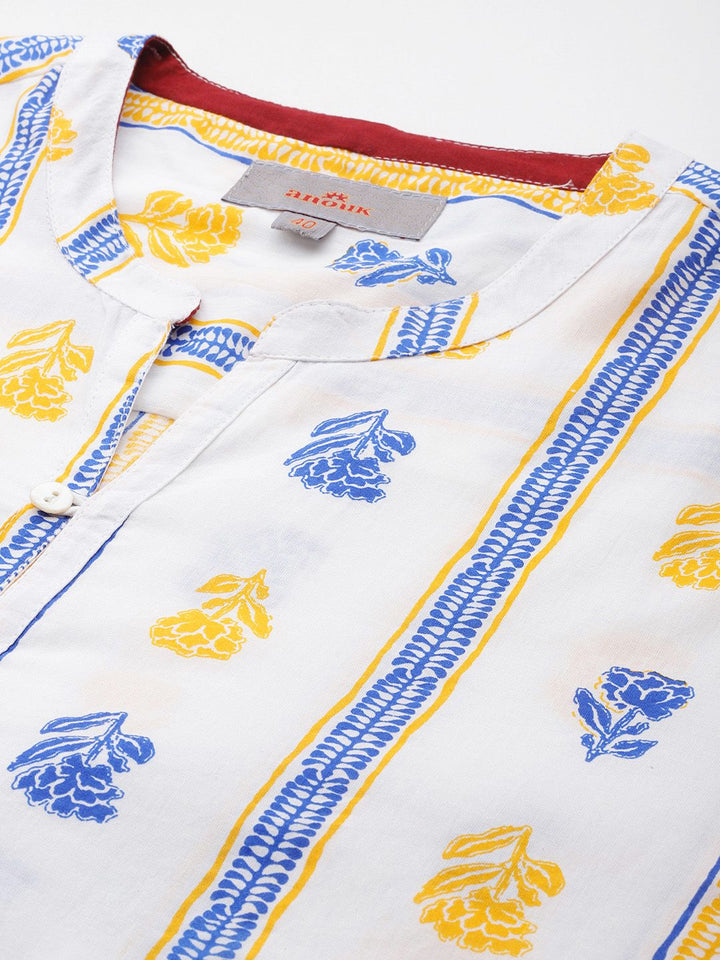 Anouk Kaarkhana Collection Printed Cotton Short Kurta