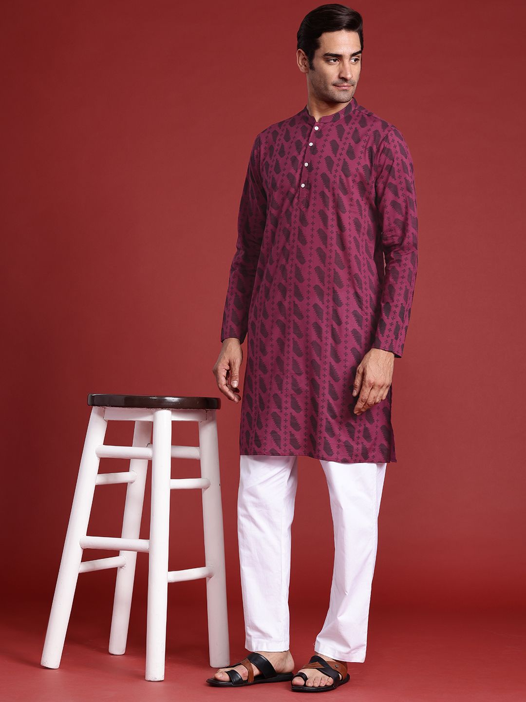 Anouk Printed Pure Cotton Kurta