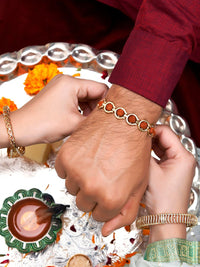 Voylla Rudraksha Beaded Bracelet Rakhi