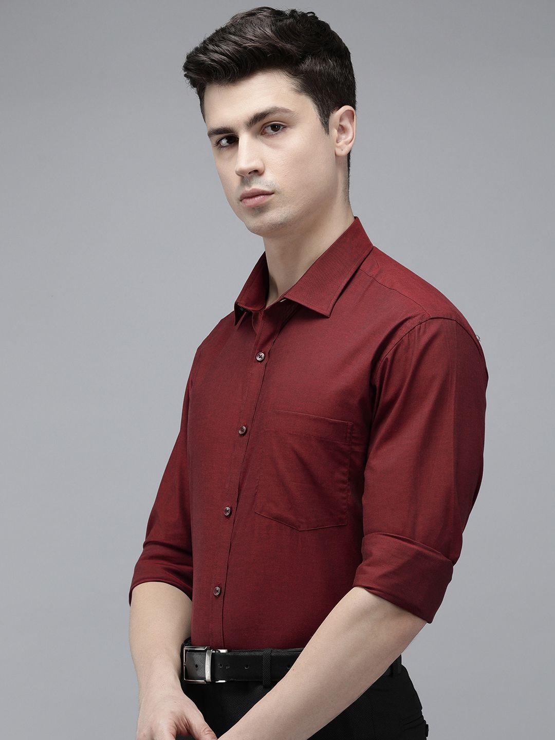 Park Avenue Pure Cotton Slim Fit Cutaway Collar Formal Shirt
