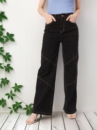 DressBerry Women Backstreet Non-Fade Straight Fit Jeans