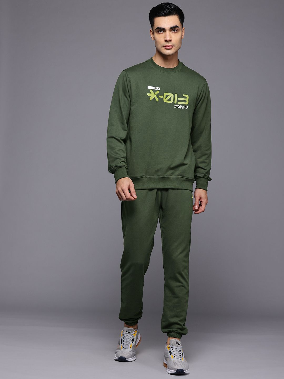 HRX by Hrithik Roshan Printed Lifestyle Tracksuits
