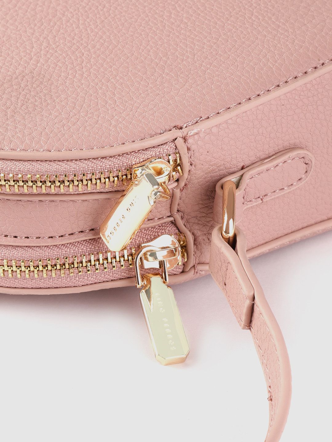 Lino Perros Pink Solid Sling Bag