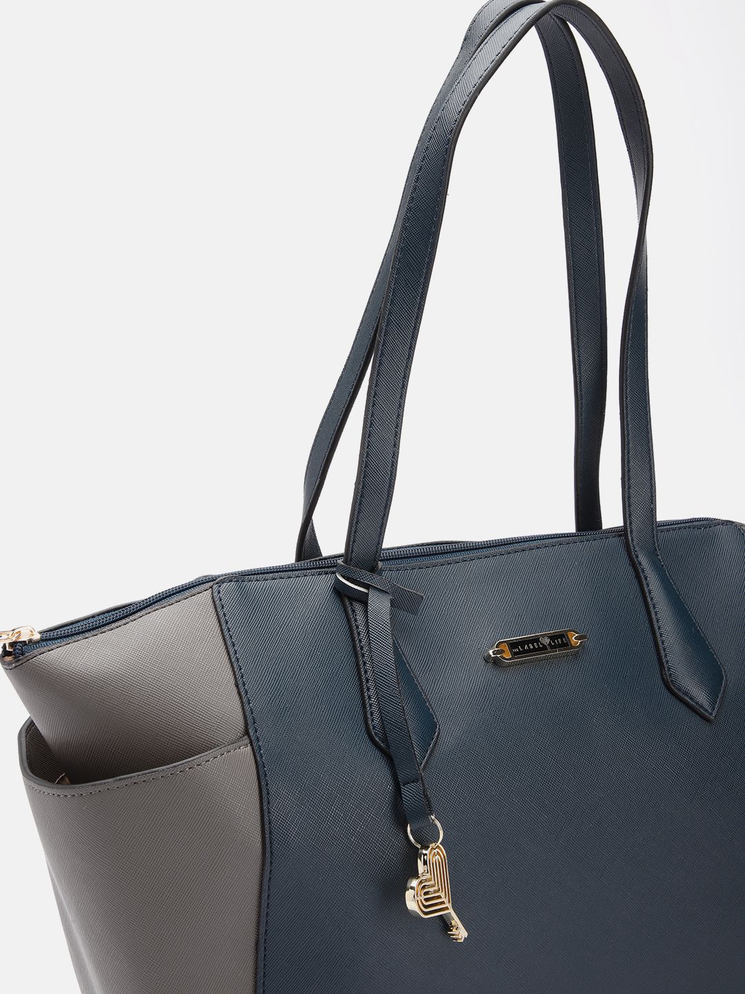 The Label Life Colourblocked Structured Shoulder Bag