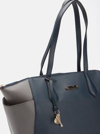 The Label Life Colourblocked Structured Shoulder Bag