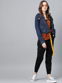 STREET 9 Women Black Cargos