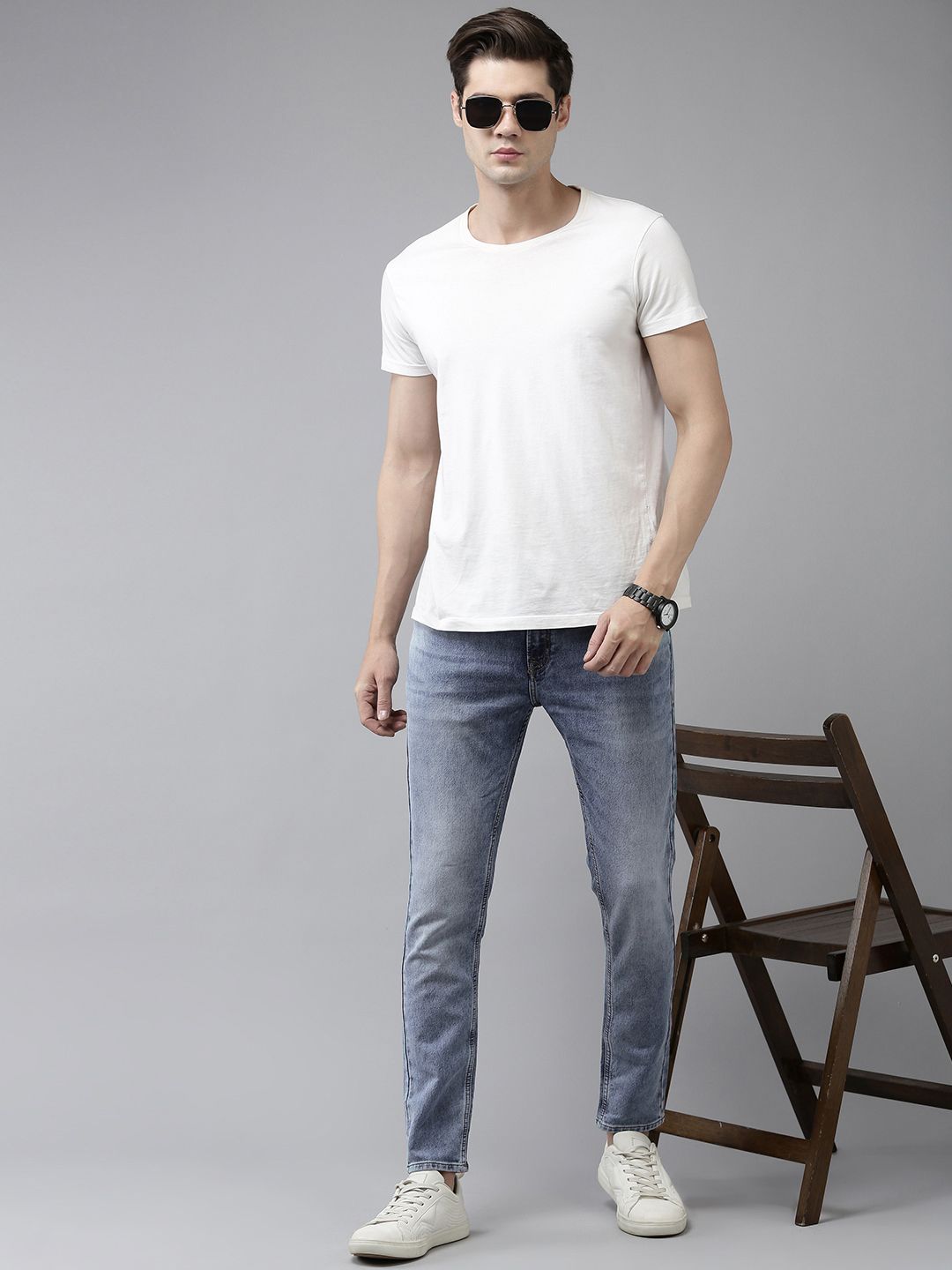 SPYKAR Men Slim Fit Light Fade Stretchable Jeans