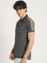 THE BEAR HOUSE Slim Fit Polo Collar T-shirt