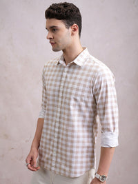 HIGHLANDER Checked Slim Fit Shirt