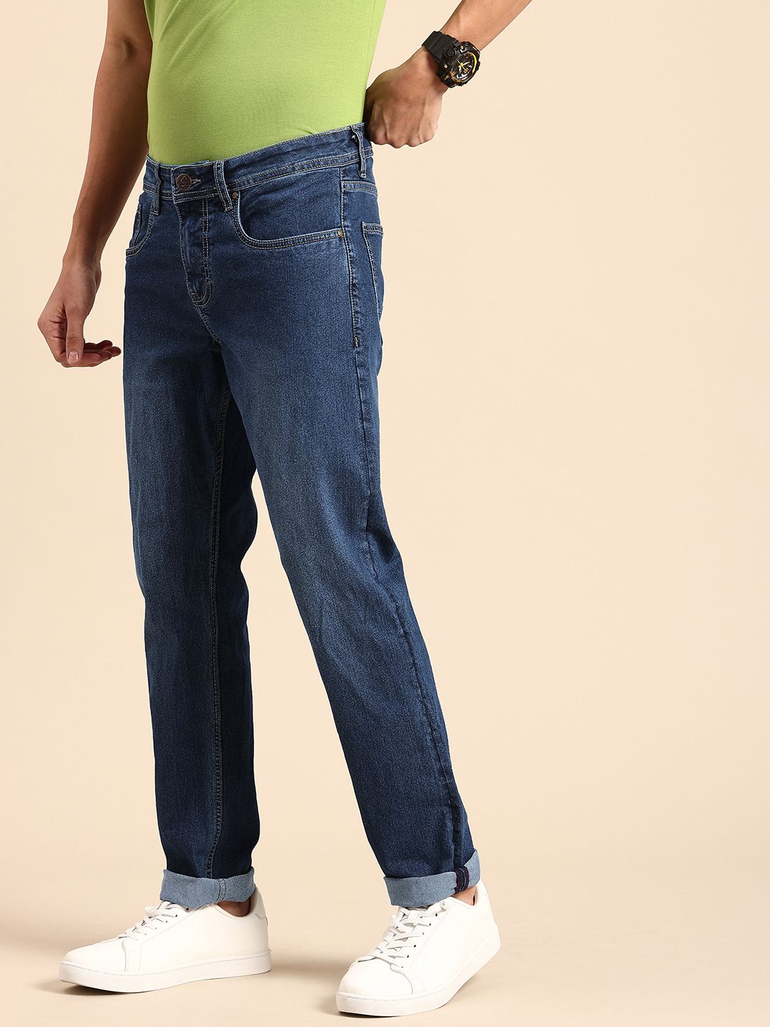 Being Human Men Slim Fit Light Fade Stretchable Jeans