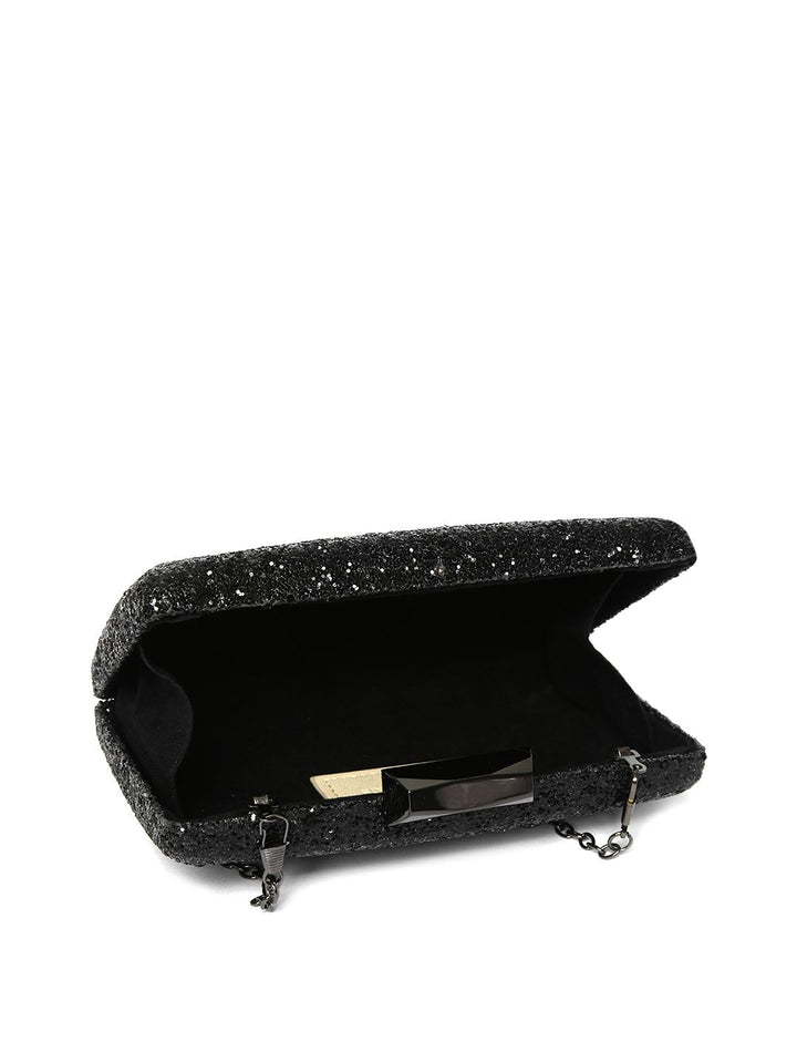 Lino Perros Black Embellished Clutch