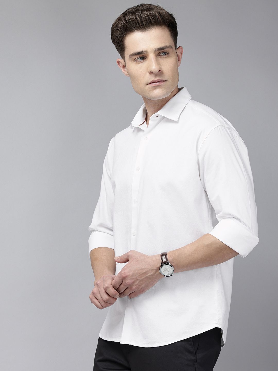 Park Avenue Pure Cotton Slim Fit Casual Shirt