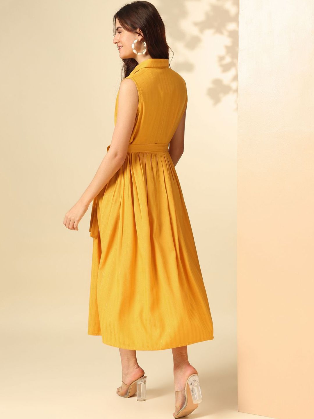Anouk Women Fit & Flare Midi Dress