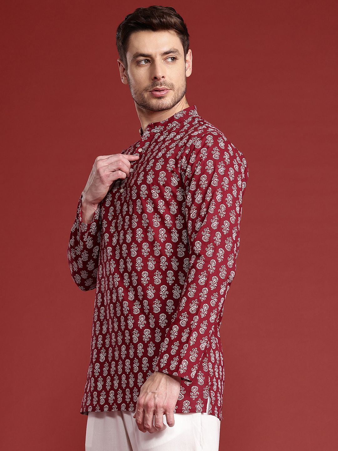Anouk Ethnic Motifs Printed Kurta