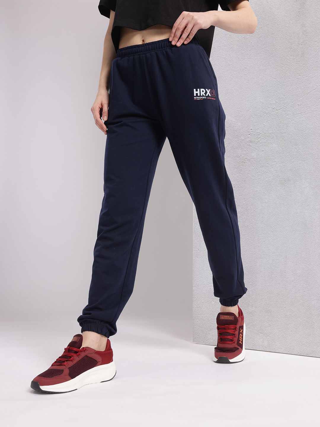 HRX by Hrithik Roshan Women Lifestyle Brand Logo Printed Joggers