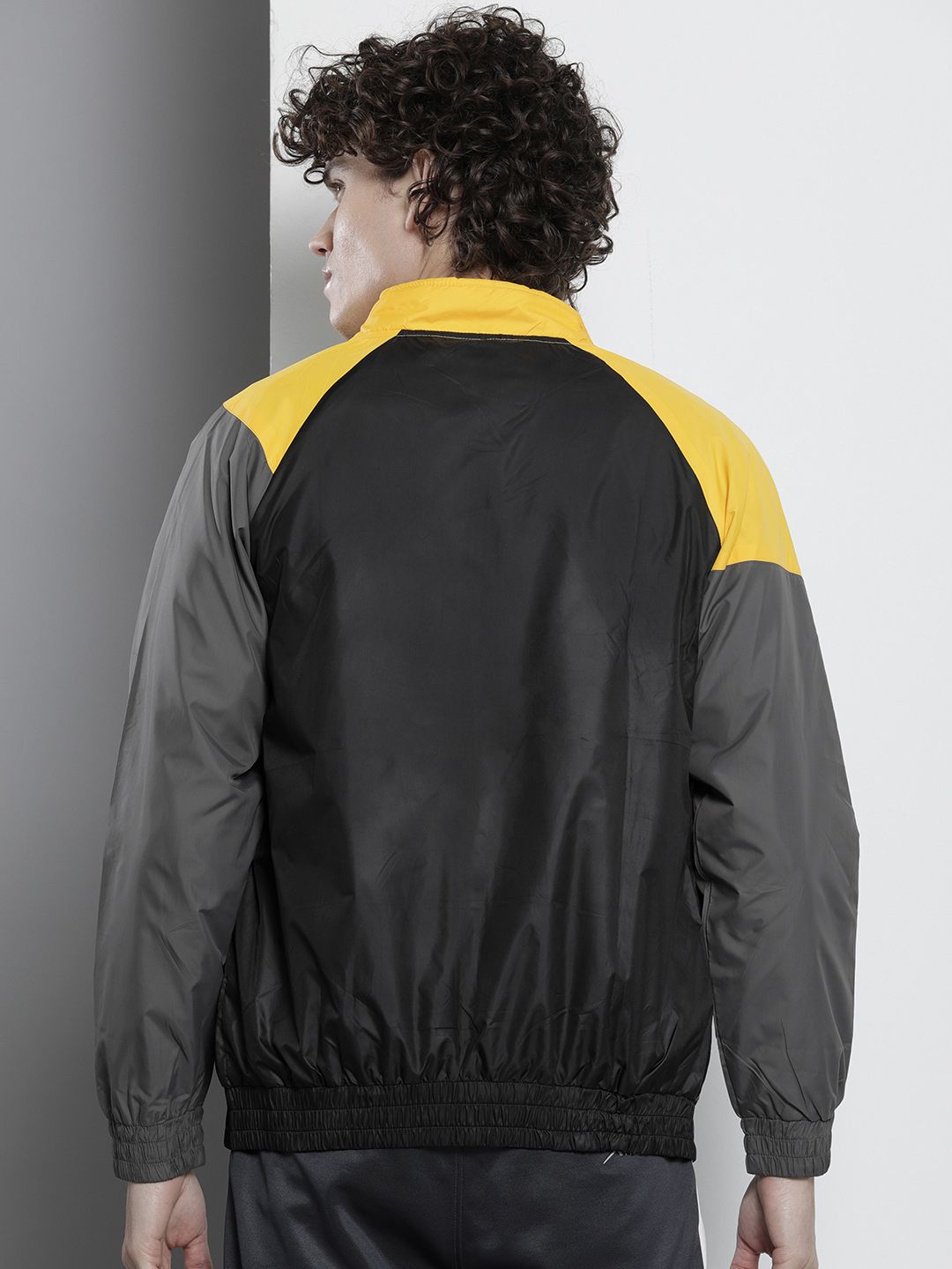 The Indian Garage Co Men Colourblocked Bomber Jacket
