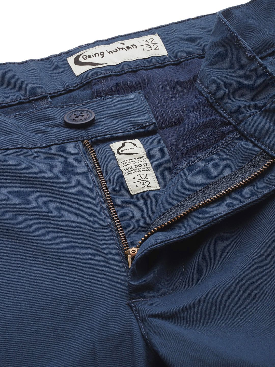 Being Human Men Comfort Chinos Trousers