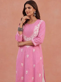 House of Chikankari Women Ethnic Motifs Embroidered Chikankari Kurta
